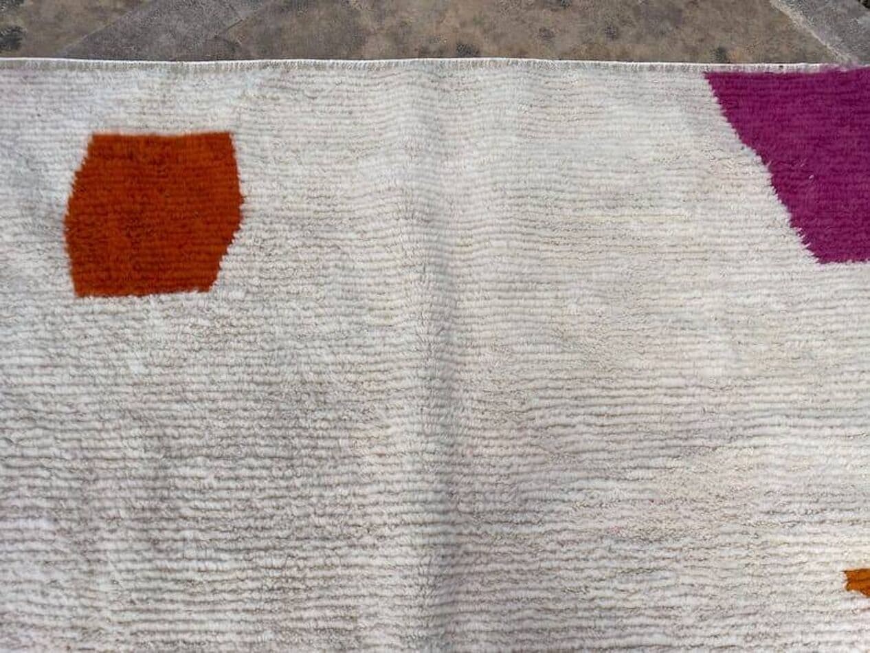 Handwoven rug 200x300 cm, wool, multicolor, Morocco - 209924