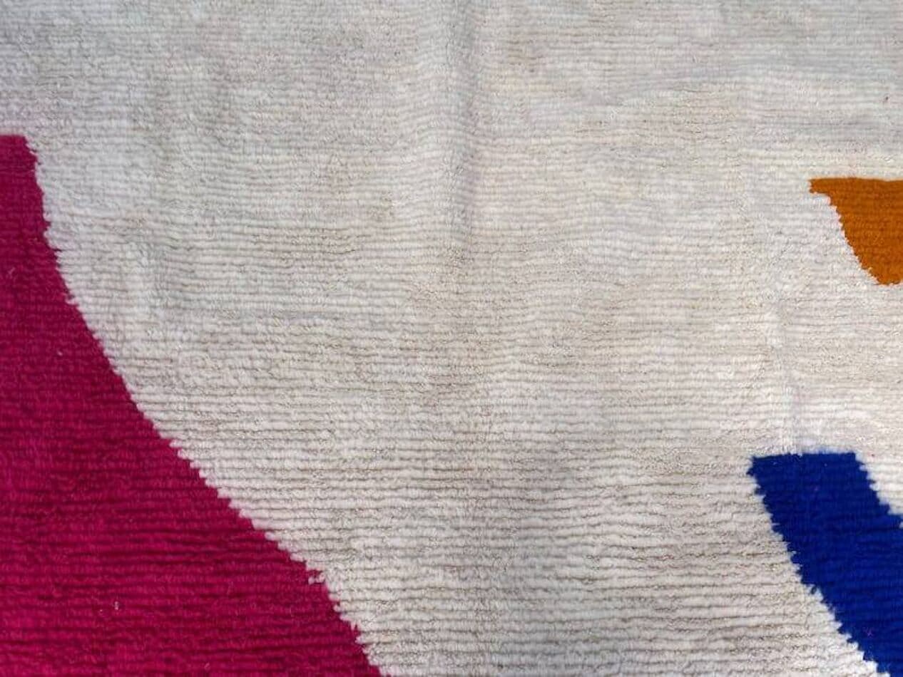 Handwoven rug 200x300 cm, wool, multicolor, Morocco - 209923