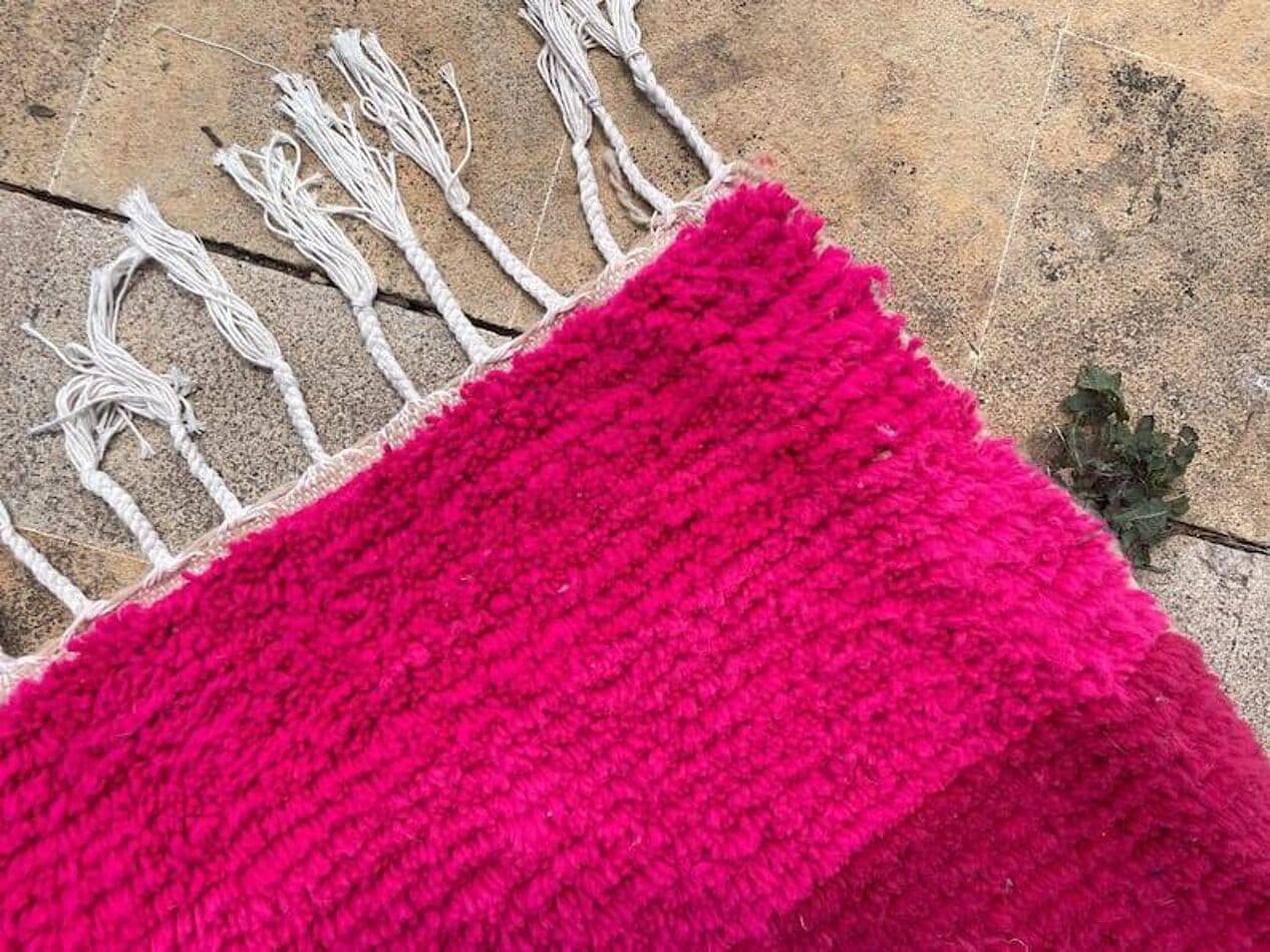 Handwoven rug 200x300 cm, wool, multicolor, Morocco - 209921