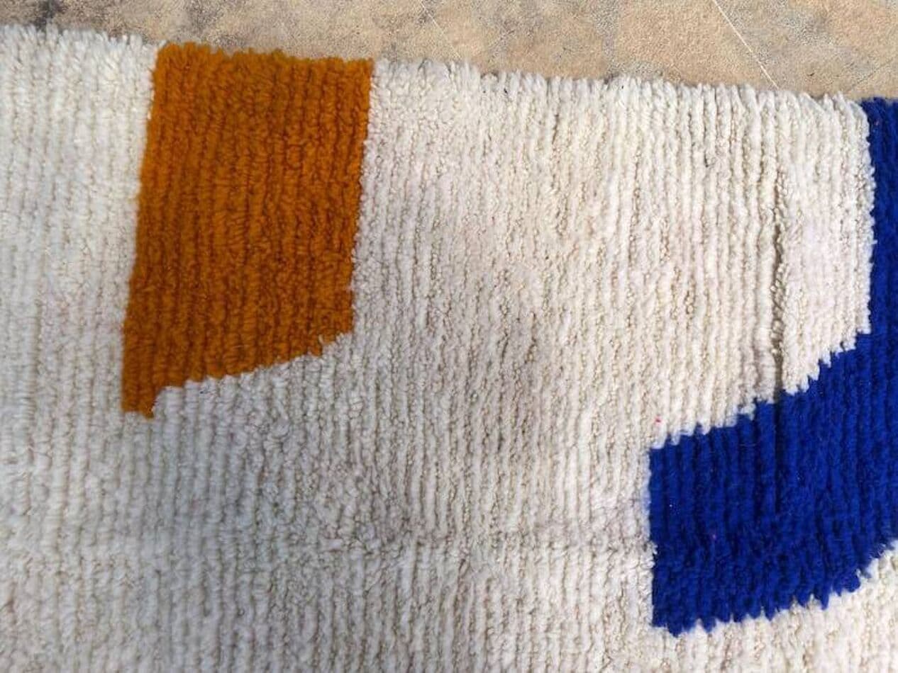 Handwoven rug 200x300 cm, wool, multicolor, Morocco - 209922