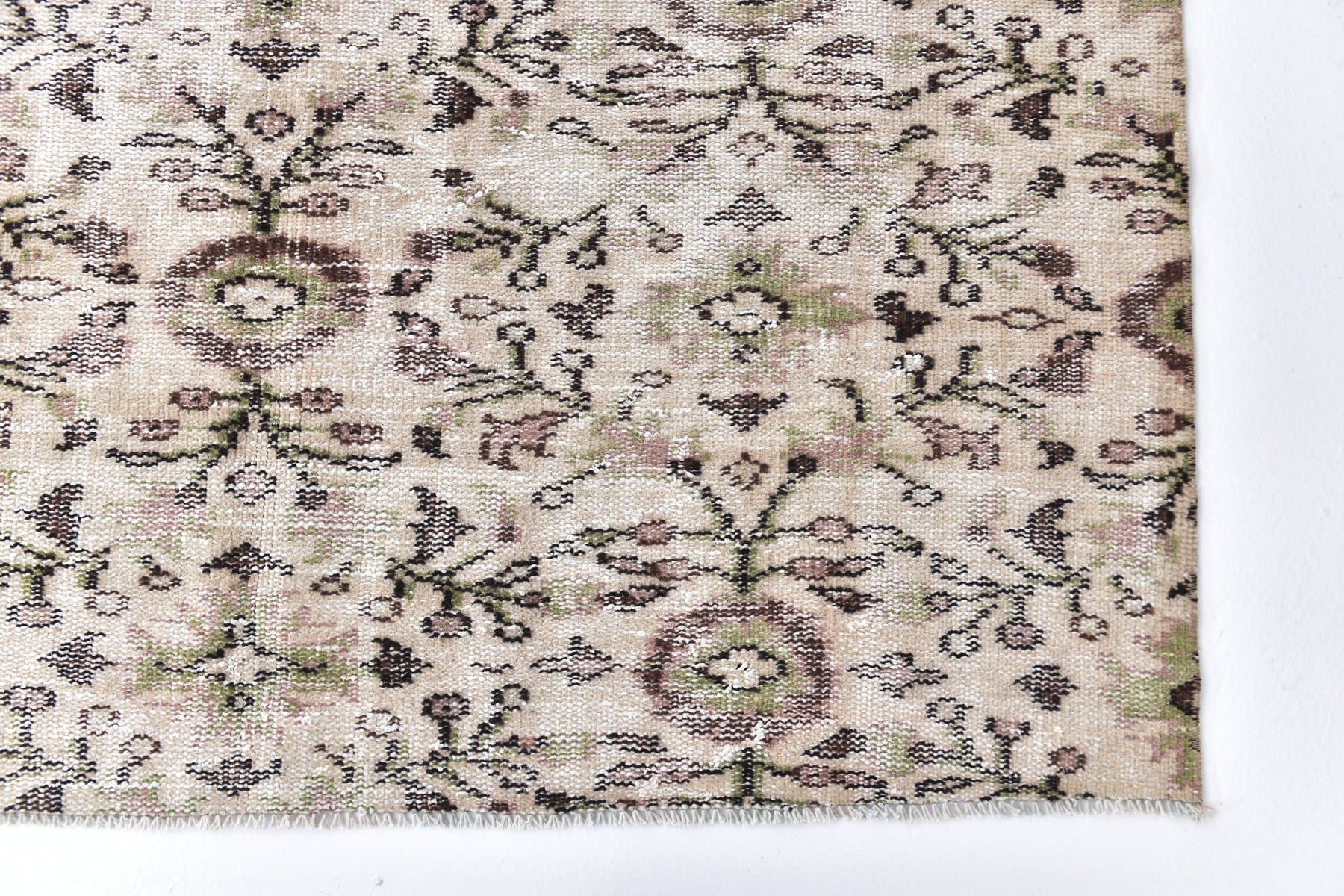 Rug 227x155 cm, beige, wool, Turkey, 1970s - 210195