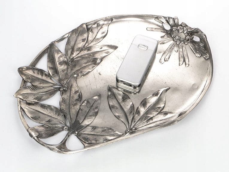 Art Nouveau centerpiece, silver, Bracia Henneberg, Poland, early 20th c. - 210136