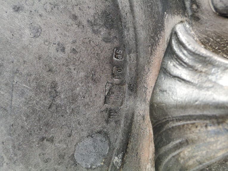 Tray, Art Nouveau, silver, WMF, Germany, early 20th c. - 210163