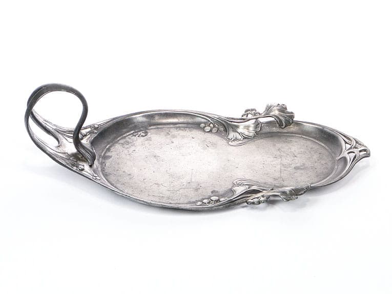 Tray, Art Nouveau, silver, WMF, Germany, early 20th c. - 210171