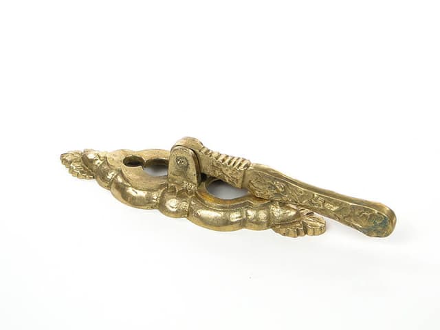 Baroque Nutcracker, golden brass, Poland, early 20th c. - DIMENSION