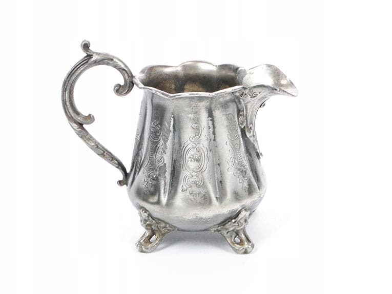 Creamer Rococo, silver metal, Bracia Henneberg, Poland, 19th c. - 210312