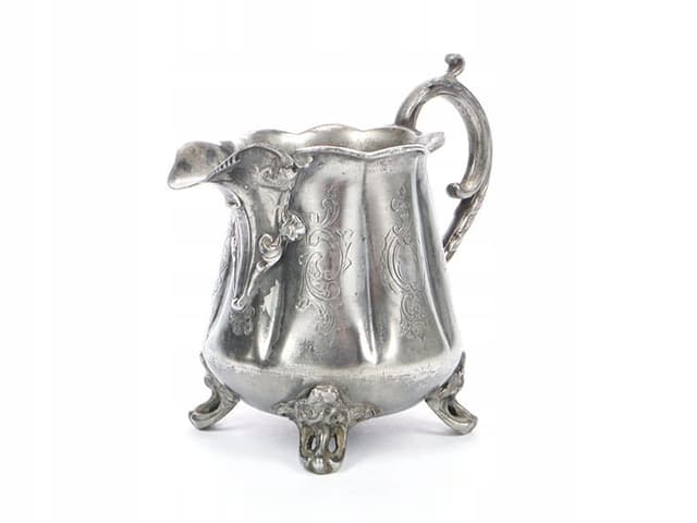 Creamer Rococo, silver metal, Bracia Henneberg, Poland, 19th c. - DIMENSION