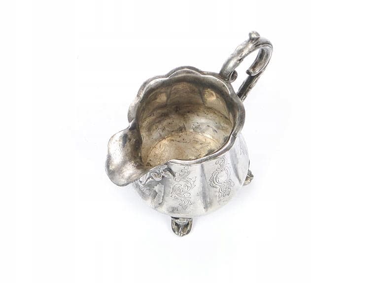 Creamer Rococo, silver metal, Bracia Henneberg, Poland, 19th c. - 210317