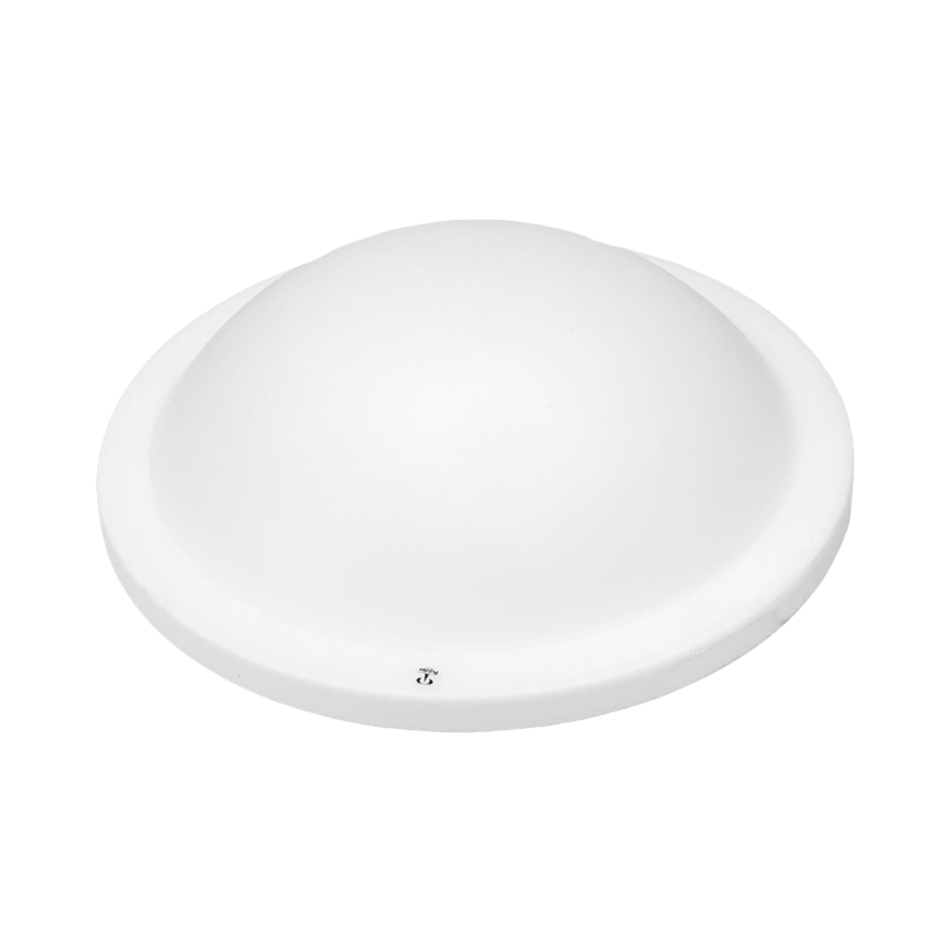 Plafon Space Age, biały, szkło, Peill & Putzler, Niemcy, lata 70. - 210326