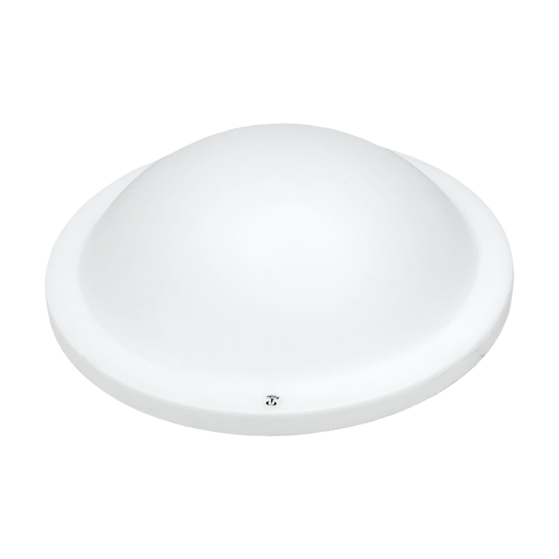 Plafon Space Age, biały, szkło, Peill & Putzler, Niemcy, lata 70. - 210331