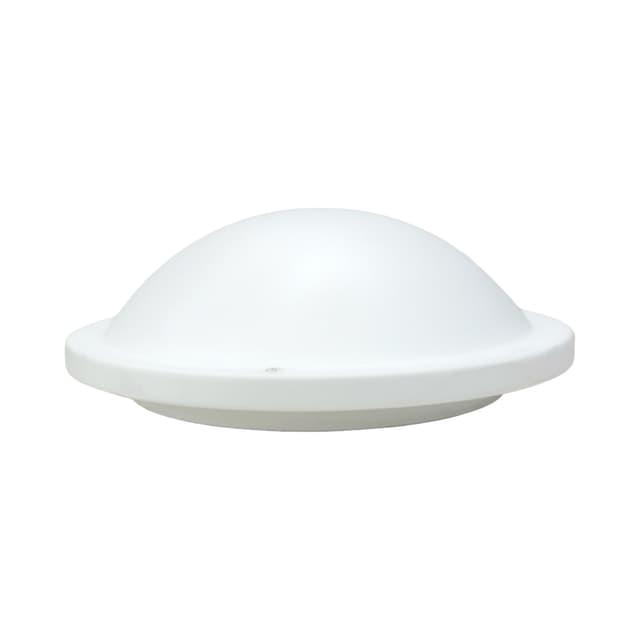 Plafon Space Age, biały, szkło, Peill & Putzler, Niemcy, lata 70. - WYMIARY