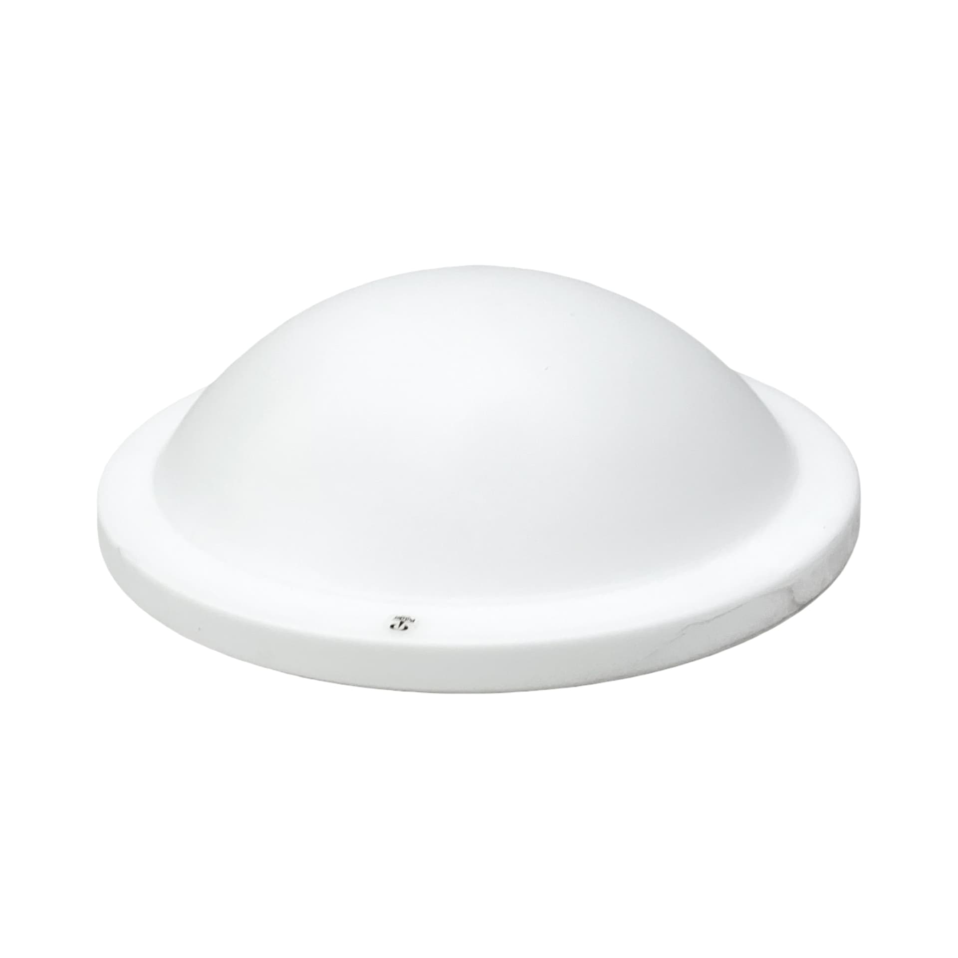 Plafon Space Age, biały, szkło, Peill & Putzler, Niemcy, lata 70. - 210325