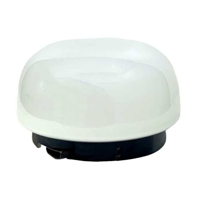 Plafon, szkło opalowe białe, RZB (Rudolf Zimmermann Bamberg), Niemcy, lata 70. - WYMIARY