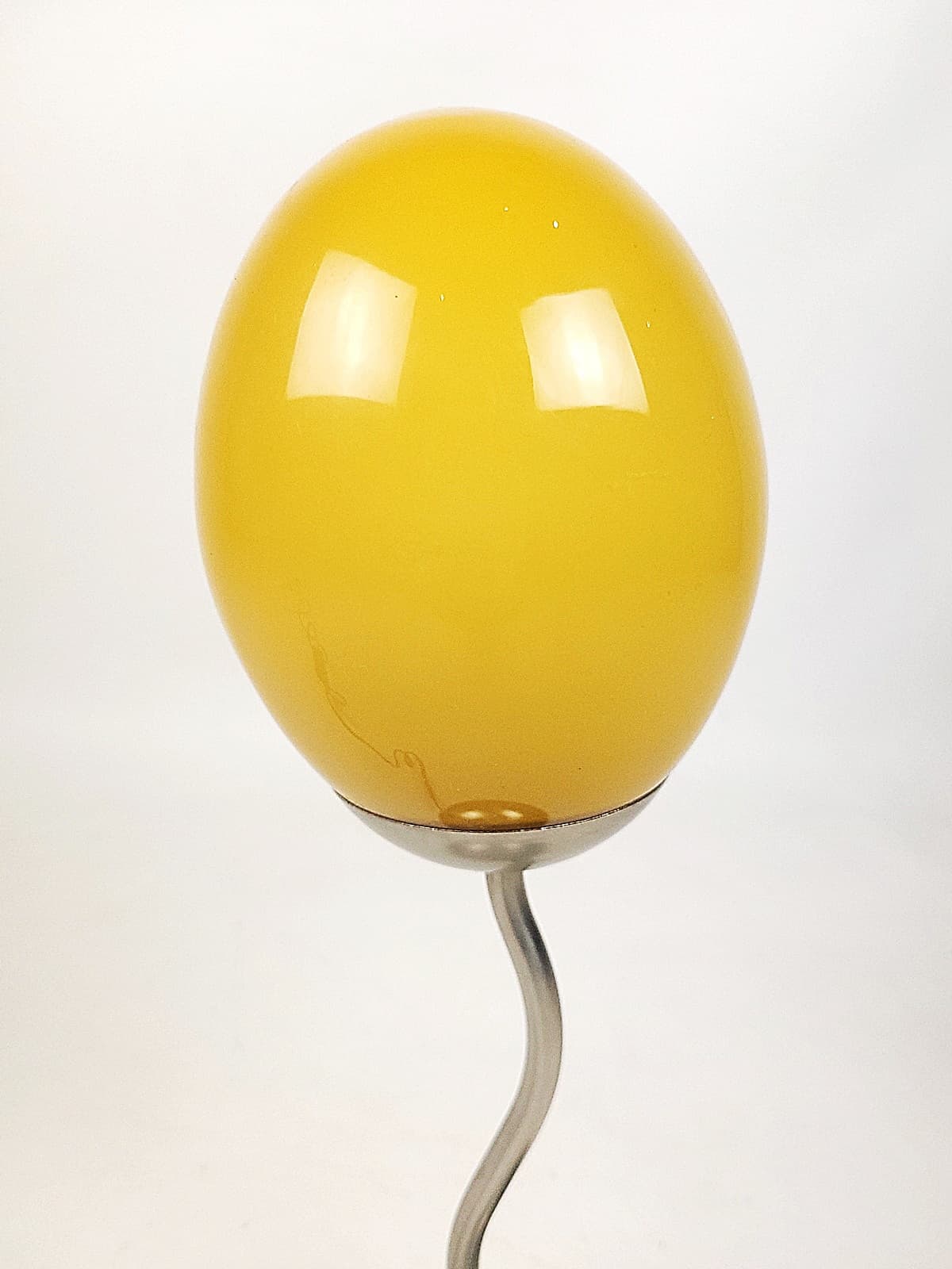 Lampa stołowa Memphis, żółty, szkło, lata 90. - 210504