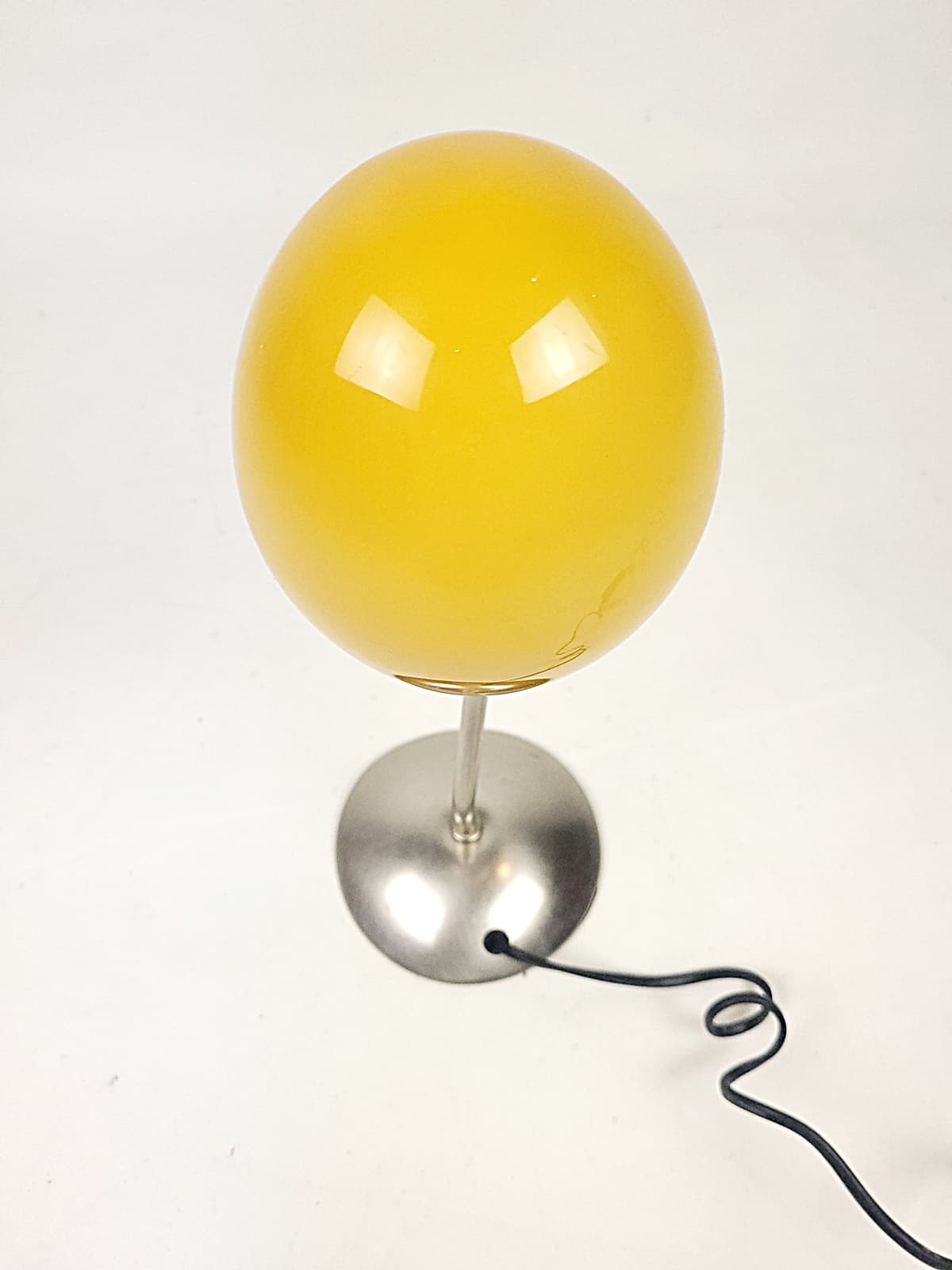 Lampa stołowa Memphis, żółty, szkło, lata 90. - 210506