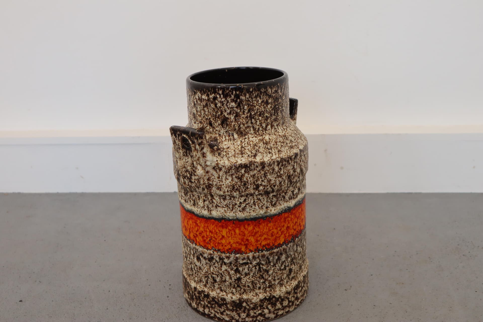 Multicolor Stoneware Vase, Fat Lava Style, Germany, 1970s - 15243