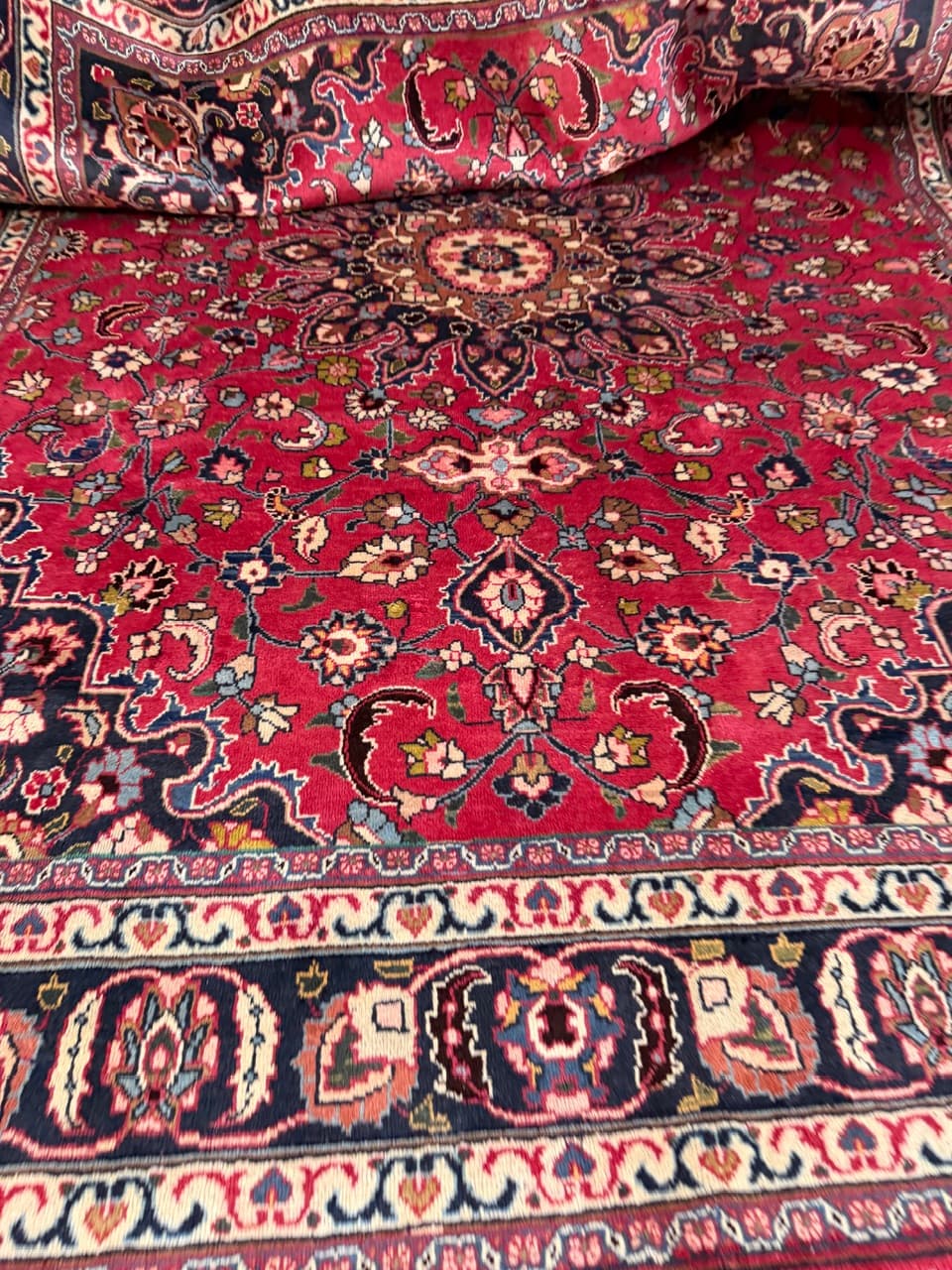 Dywan Mesched, multikolor, wełna, Iran - 210616