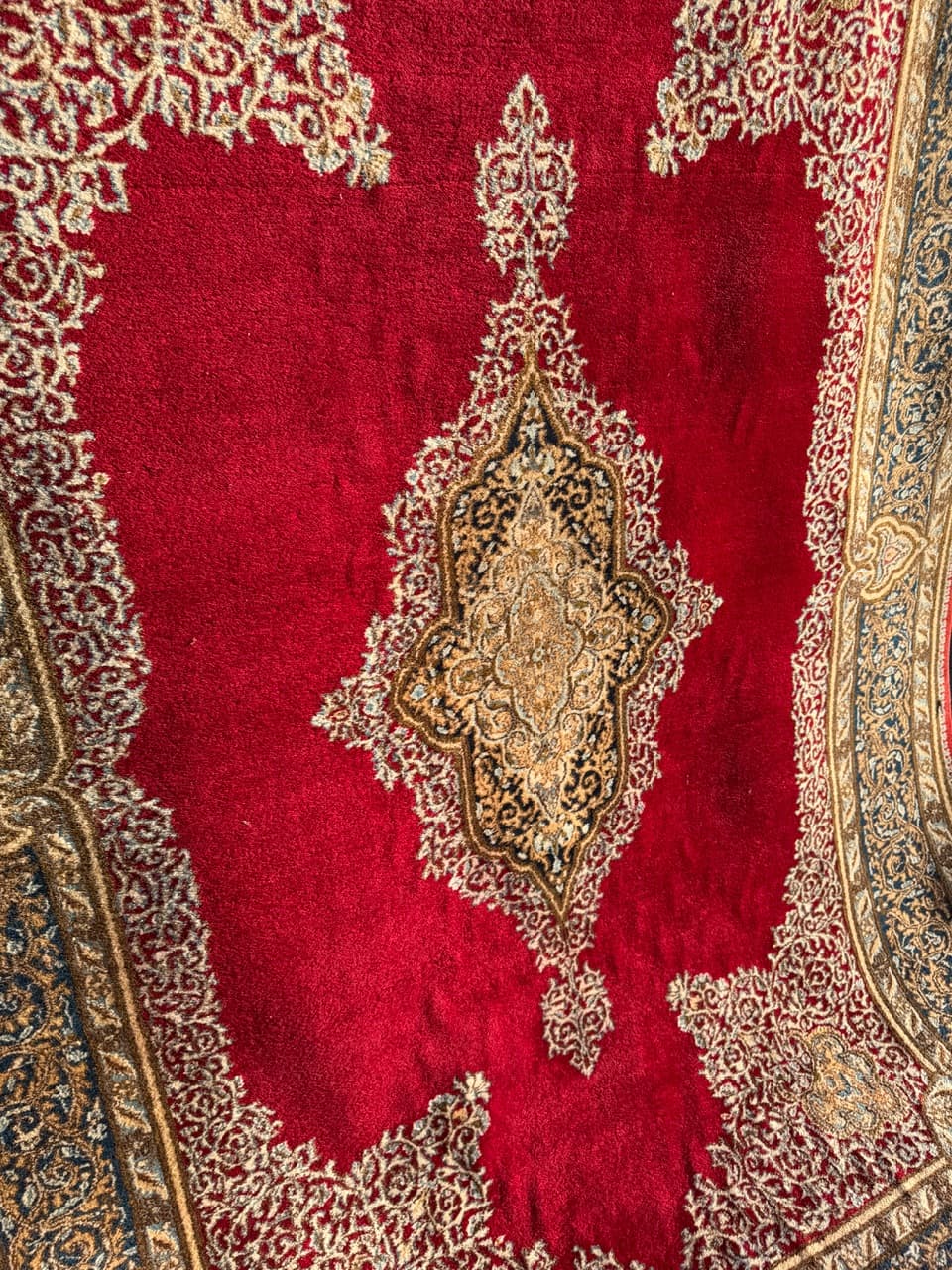 Persian Rug Indo Kirman 280x185 cm, red wool, India - 210665