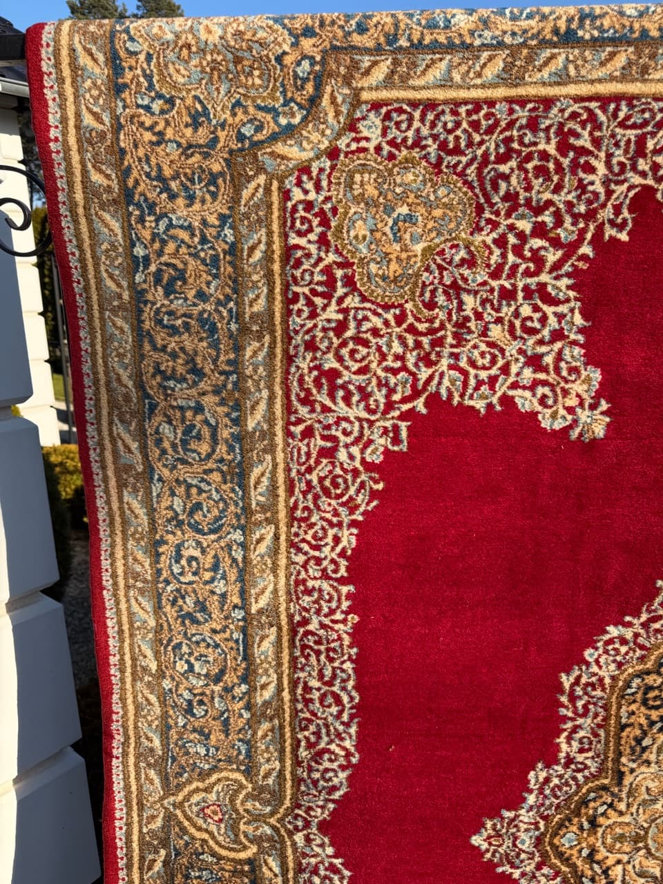 Persian Rug Indo Kirman 280x185 cm, red wool, India - 210660