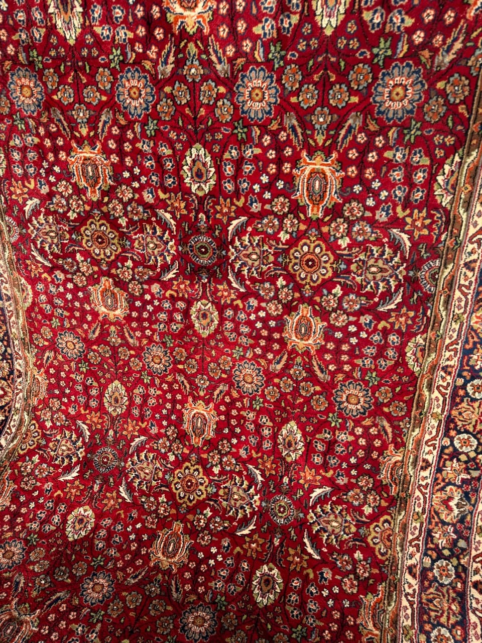 Dywan Indo Ispahan, multikolor, wełna, Indie - 210673