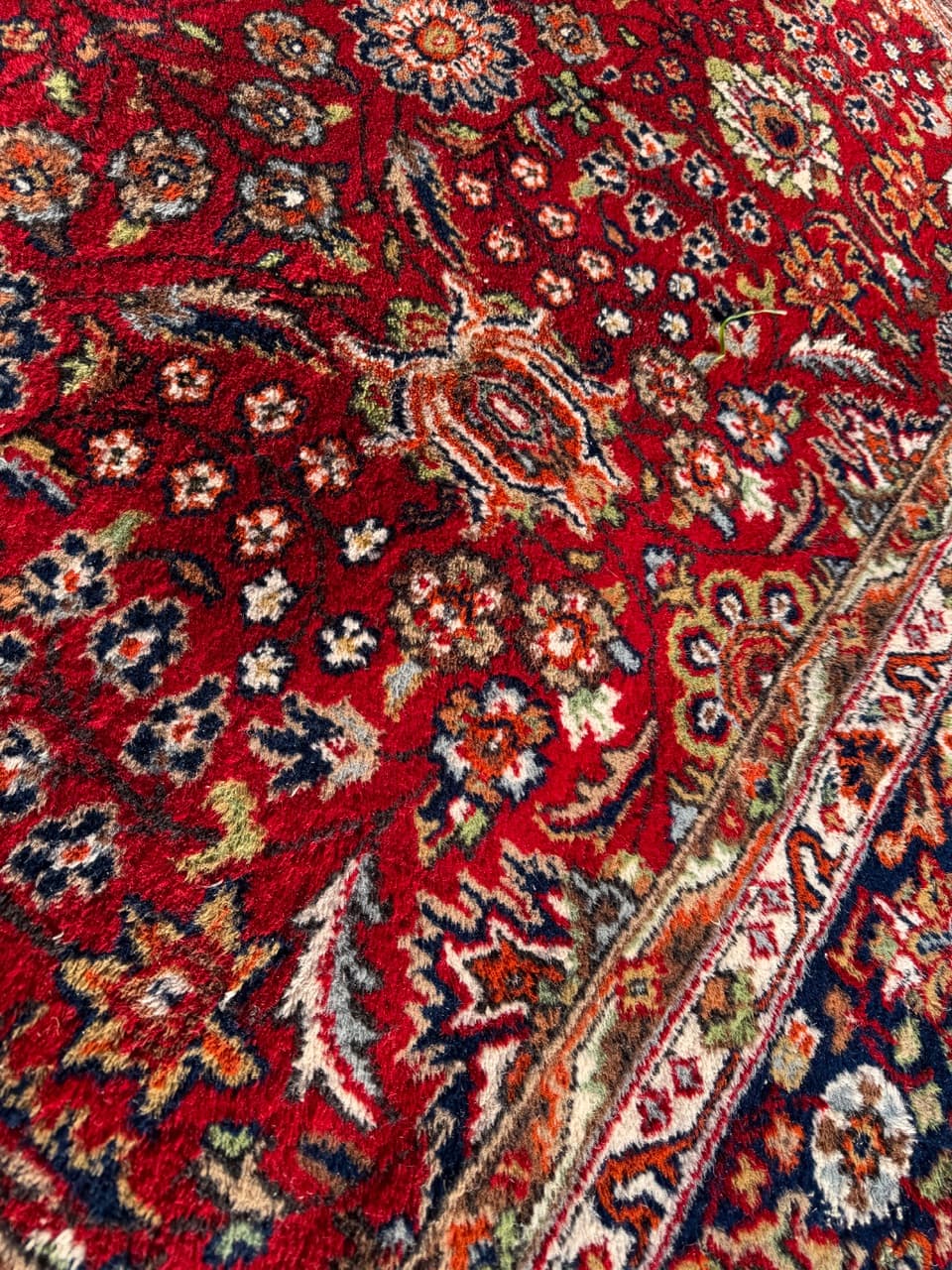 Dywan Indo Ispahan, multikolor, wełna, Indie - 210684