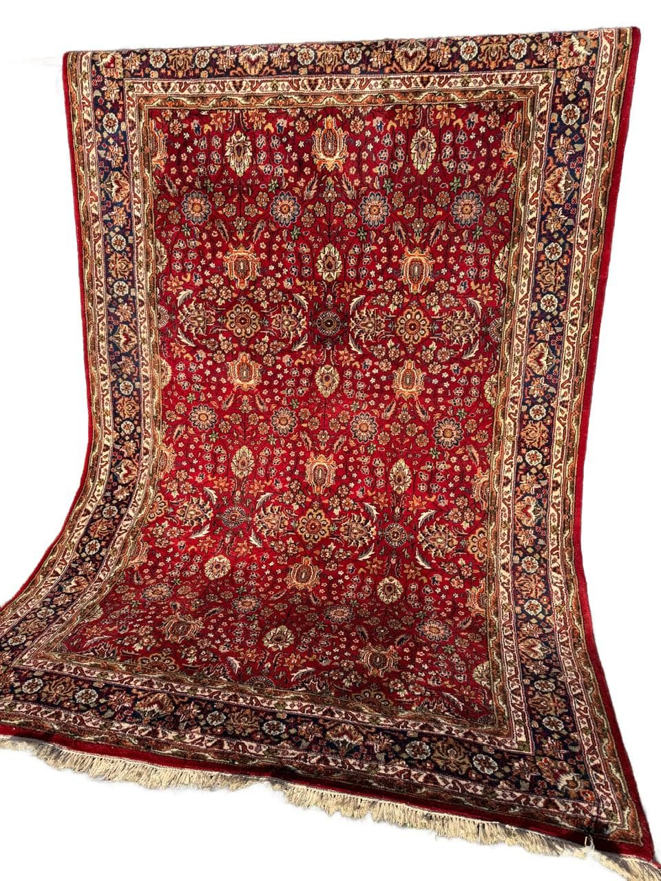 Dywan Indo Ispahan, multikolor, wełna, Indie