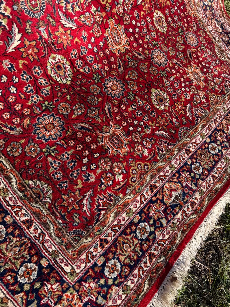 Dywan Indo Ispahan, multikolor, wełna, Indie - 210683