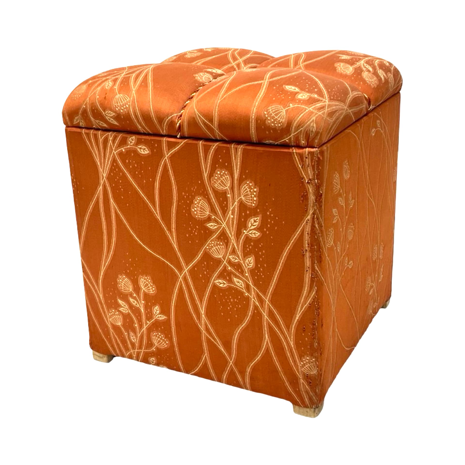 Pufa Art Deco, copper, Niemcy, lata 30. - 210827