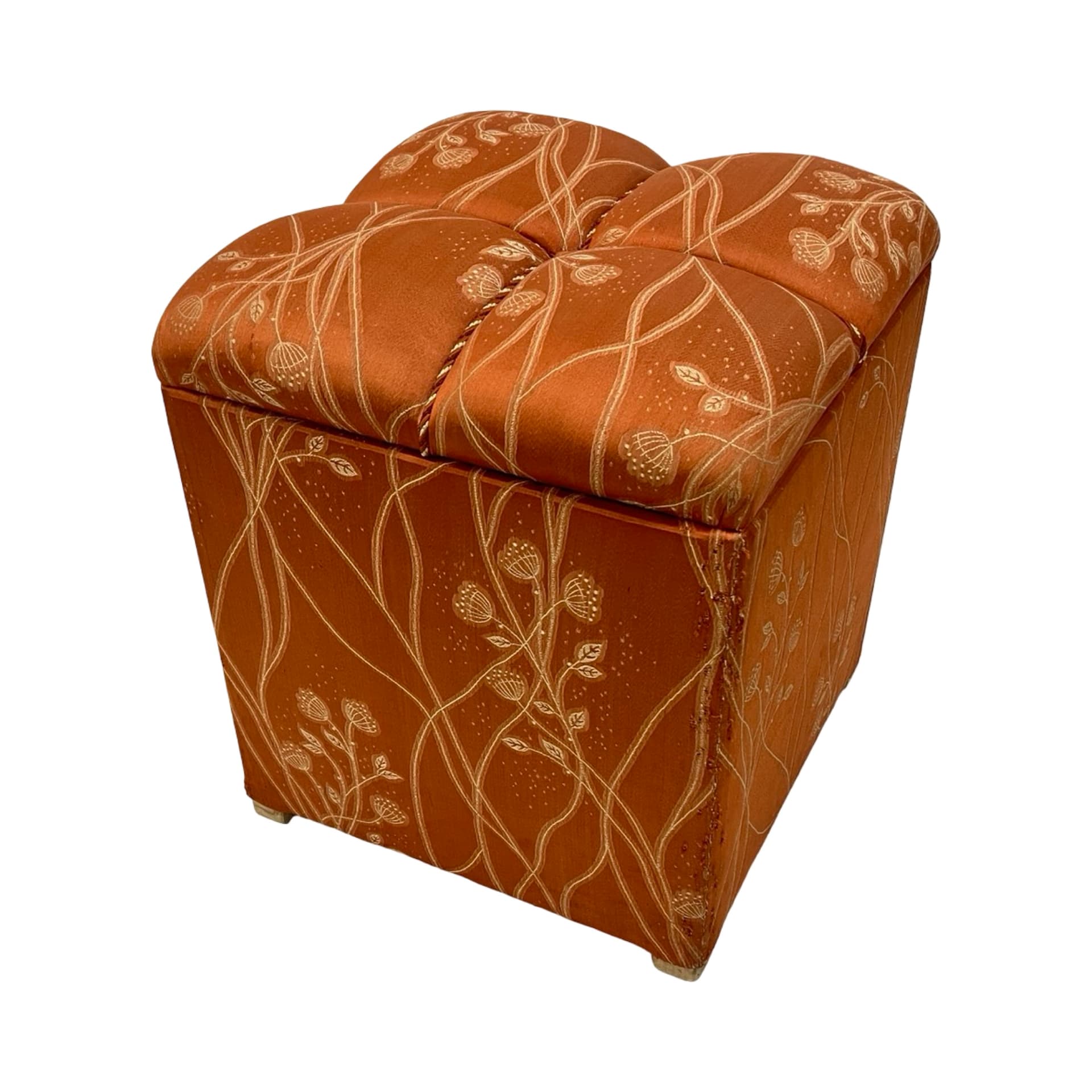 Pufa Art Deco, copper, Niemcy, lata 30. - 210826