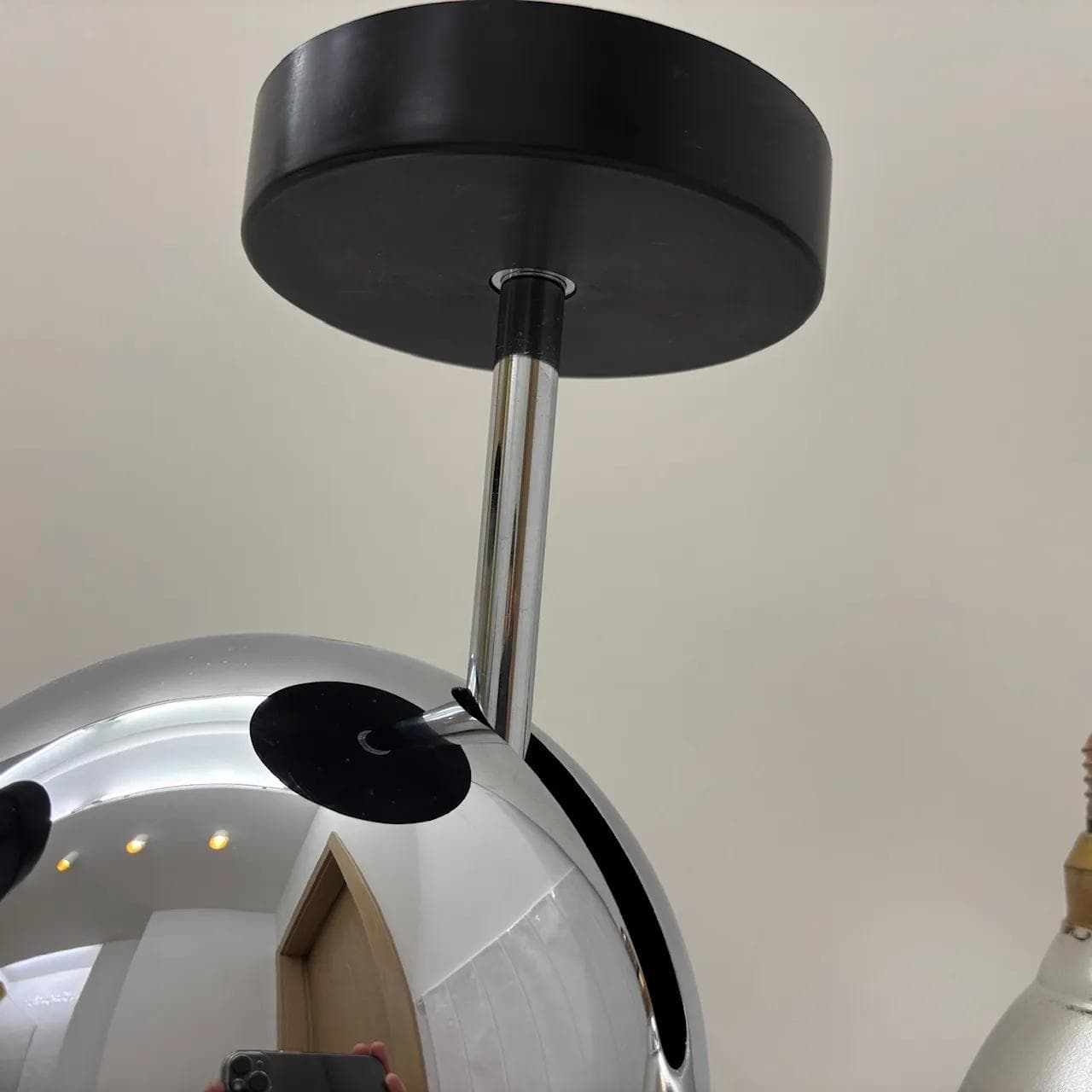 Pair of sconces Space Age, black chrome steel, Staff Leuchten, Germany, 1970s. - 15293