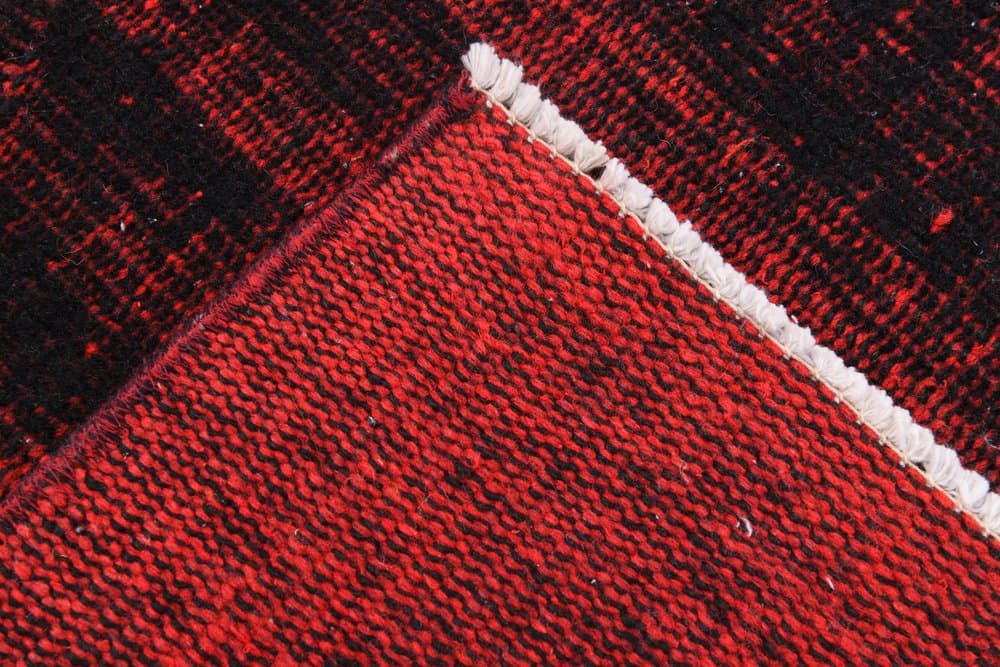 Dywan 172x270 cm, czarny, czerwony, wełna, Turcja, lata 50. - 211179