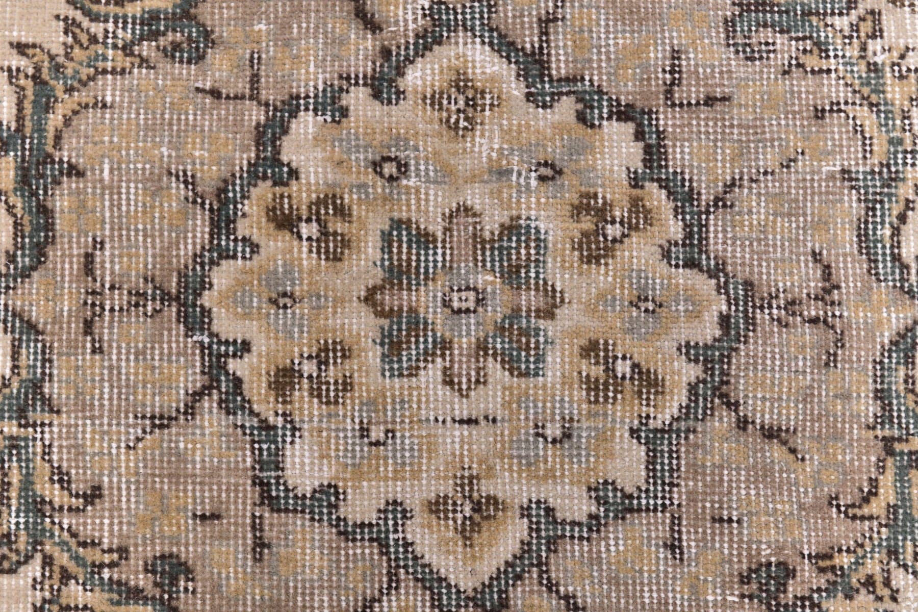 Dywan 162x262 cm, beżowy, brązowy, wełna, Turcja, lata 70. - 211166