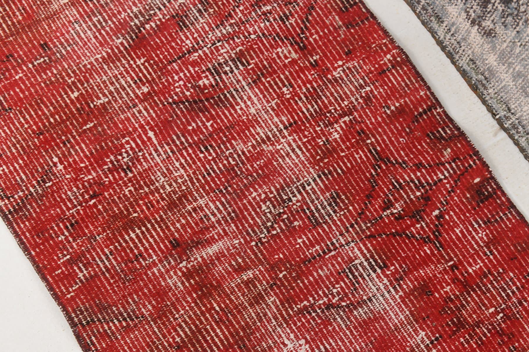 Runner 288x60 cm, red, wool, 1970s - 211380
