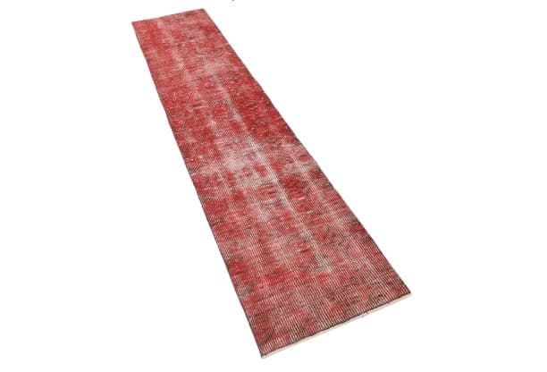 Runner 288x60 cm, red, wool, 1970s - DIMENSION