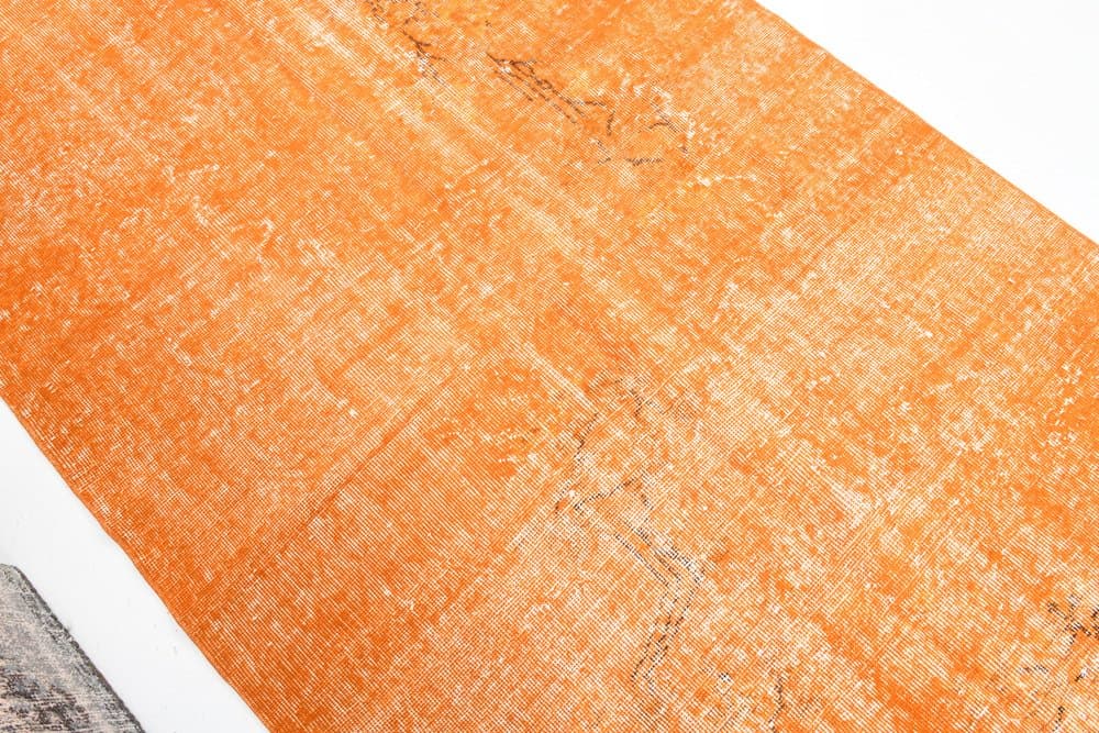 Dywan 247x135 cm, pomarańczowy, wełna, Turcja, lata 60. - 212104