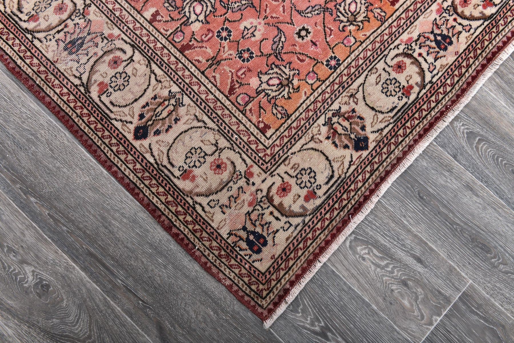 Dywan 195x283 cm, czerwony, wełna, Turcja, lata 60. - 212067