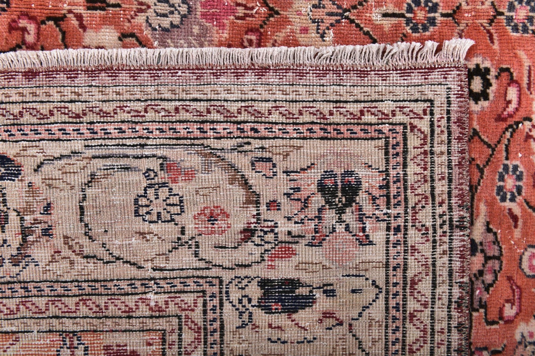 Dywan 195x283 cm, czerwony, wełna, Turcja, lata 60. - 212062