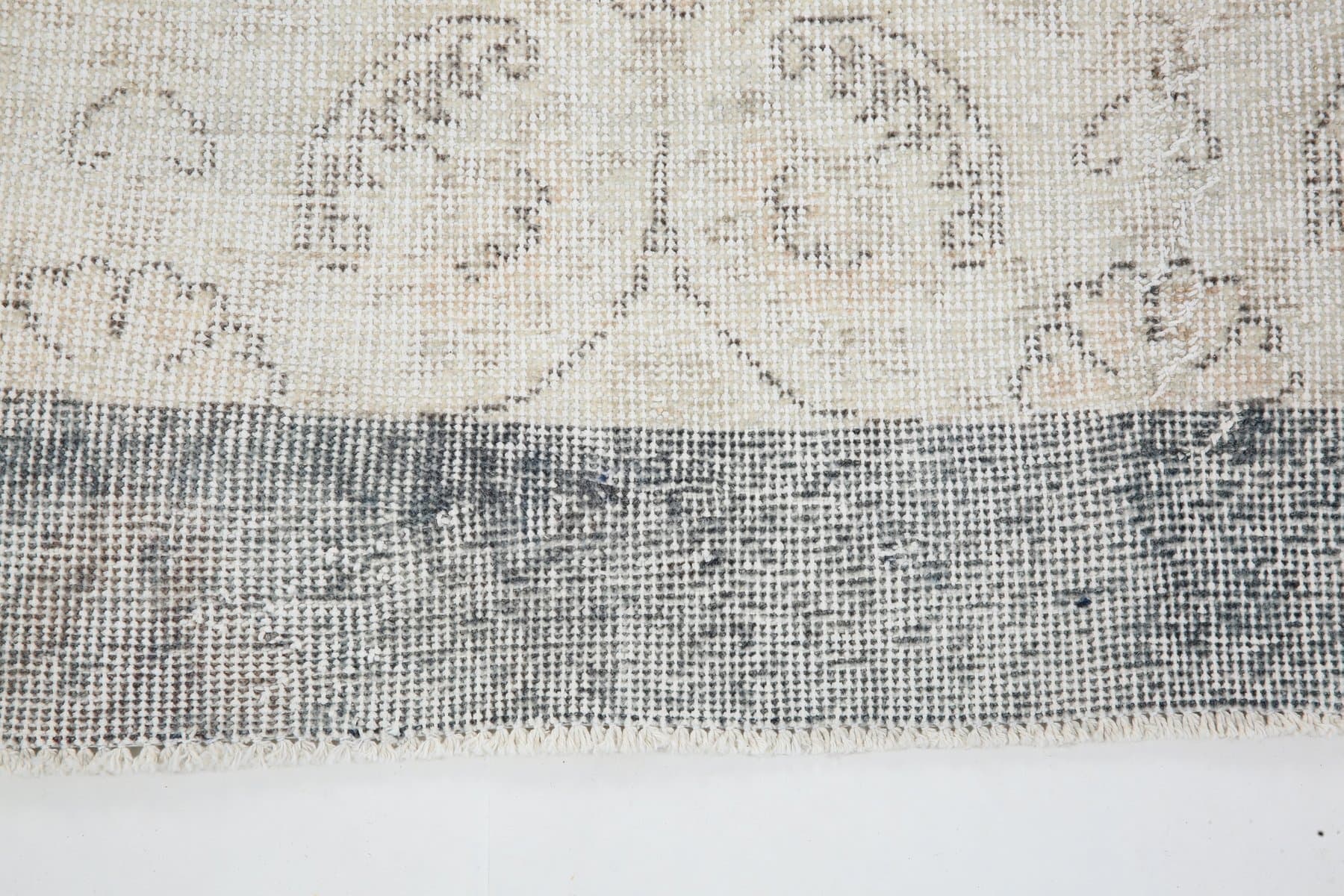 Chodnik 82x338 cm, beżowy, wełna, Turcja, lata 60. - 211885