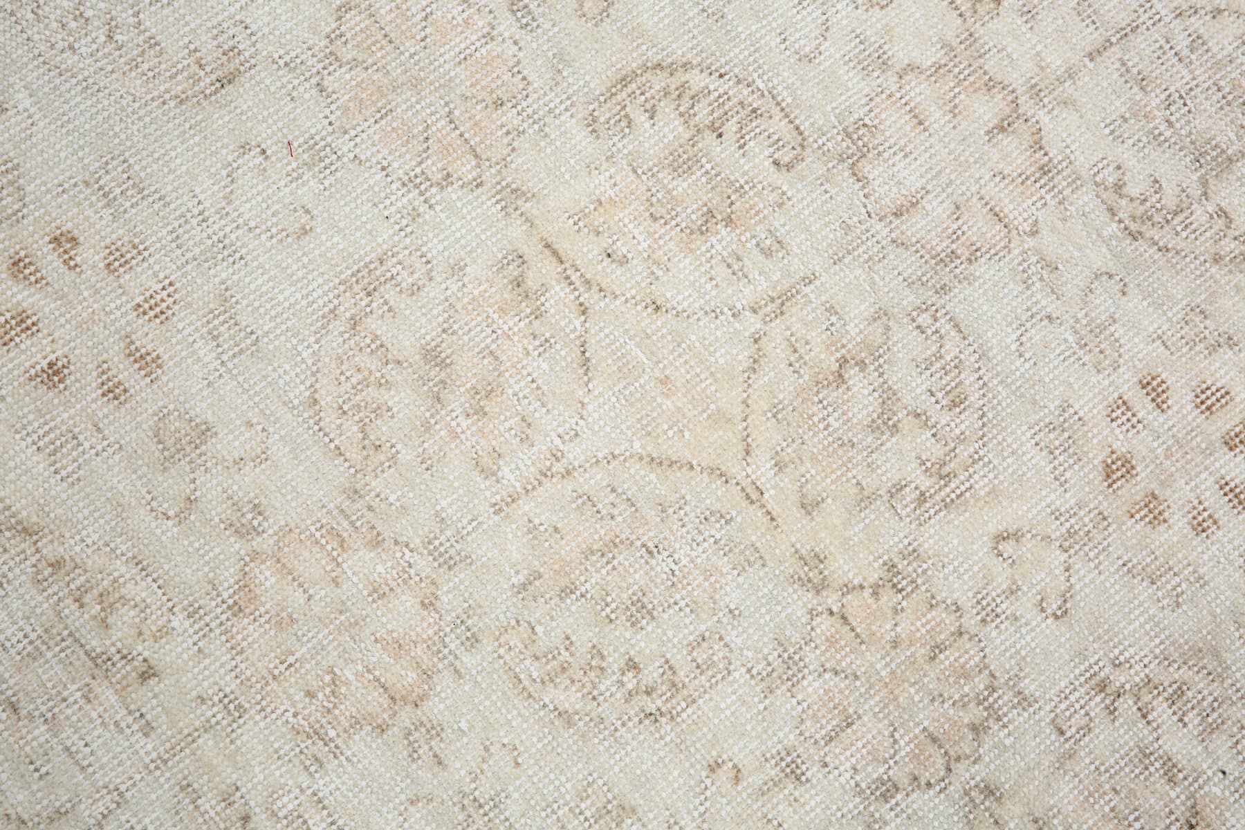 Chodnik 82x338 cm, beżowy, wełna, Turcja, lata 60. - 211882