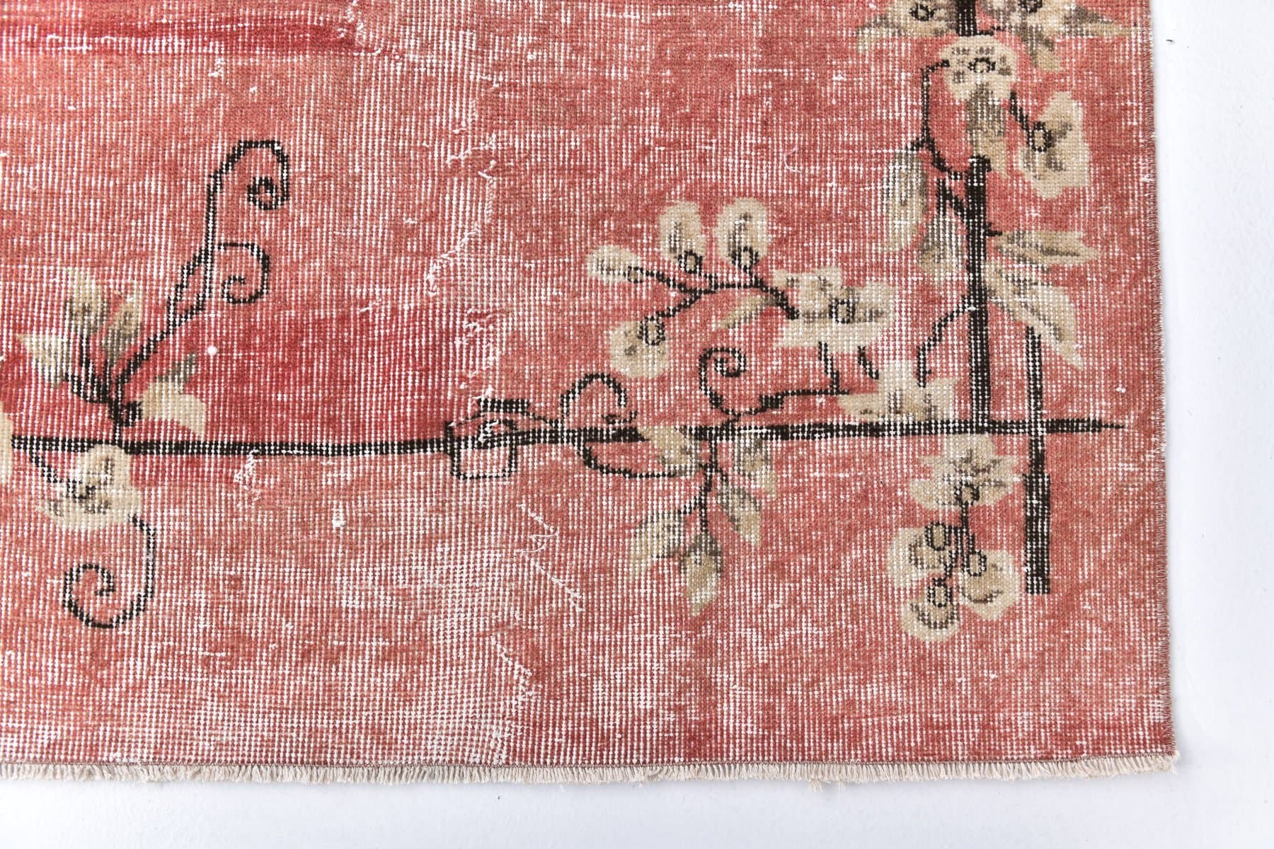 Dywan 213x309 cm, czerwony, wełna, Turcja, lata 60. - 211820