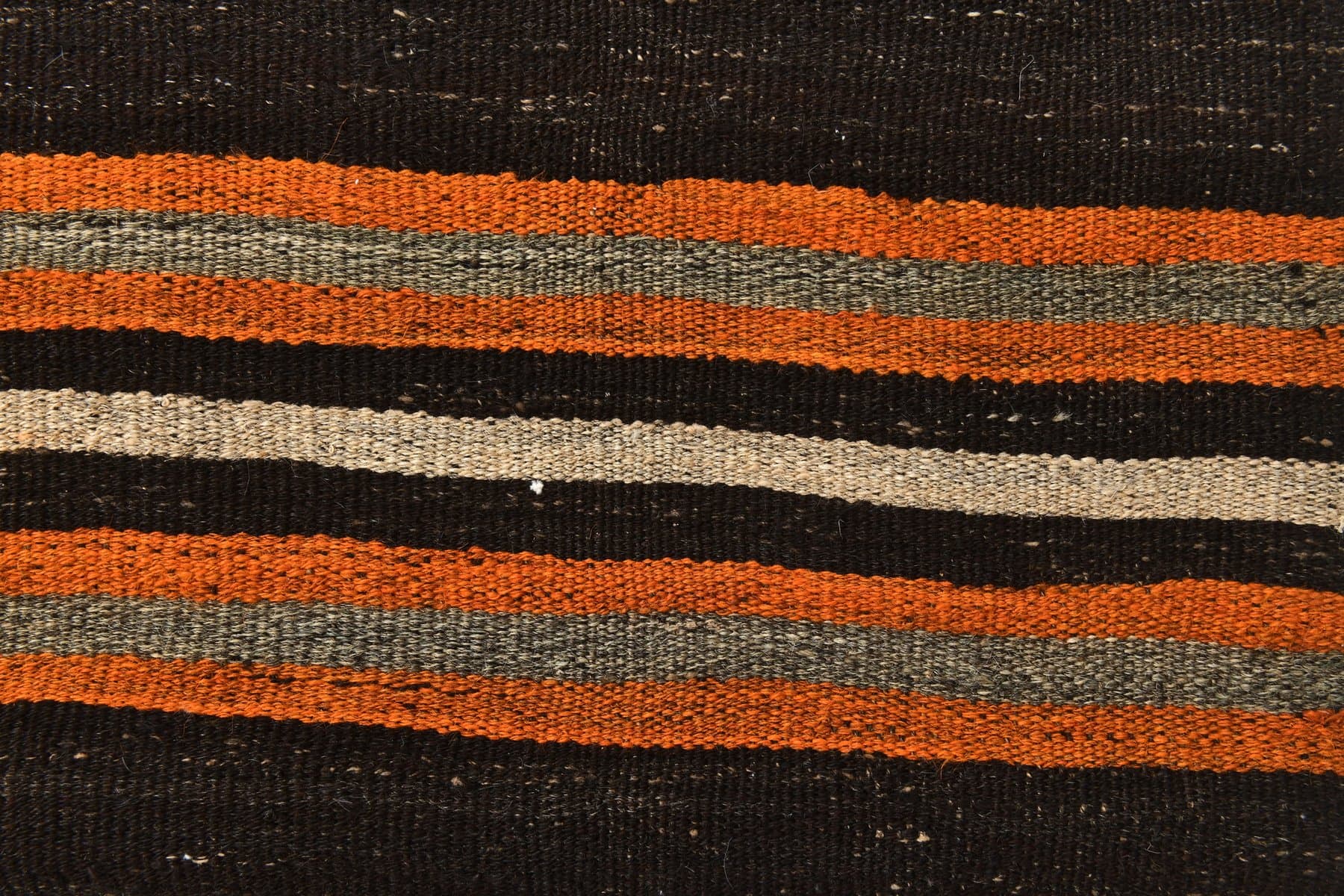 Kilim 56x148 cm, brązowy, wełna, Turcja, lata 60. - 211681