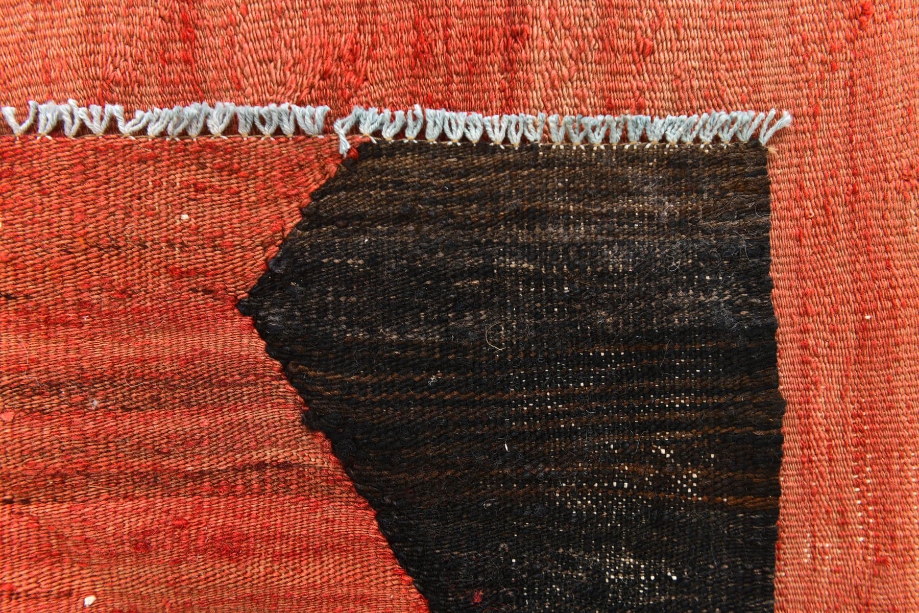 Kilim 159x265 cm, czerwony, wełna, Turcja, lata 60. - 211672