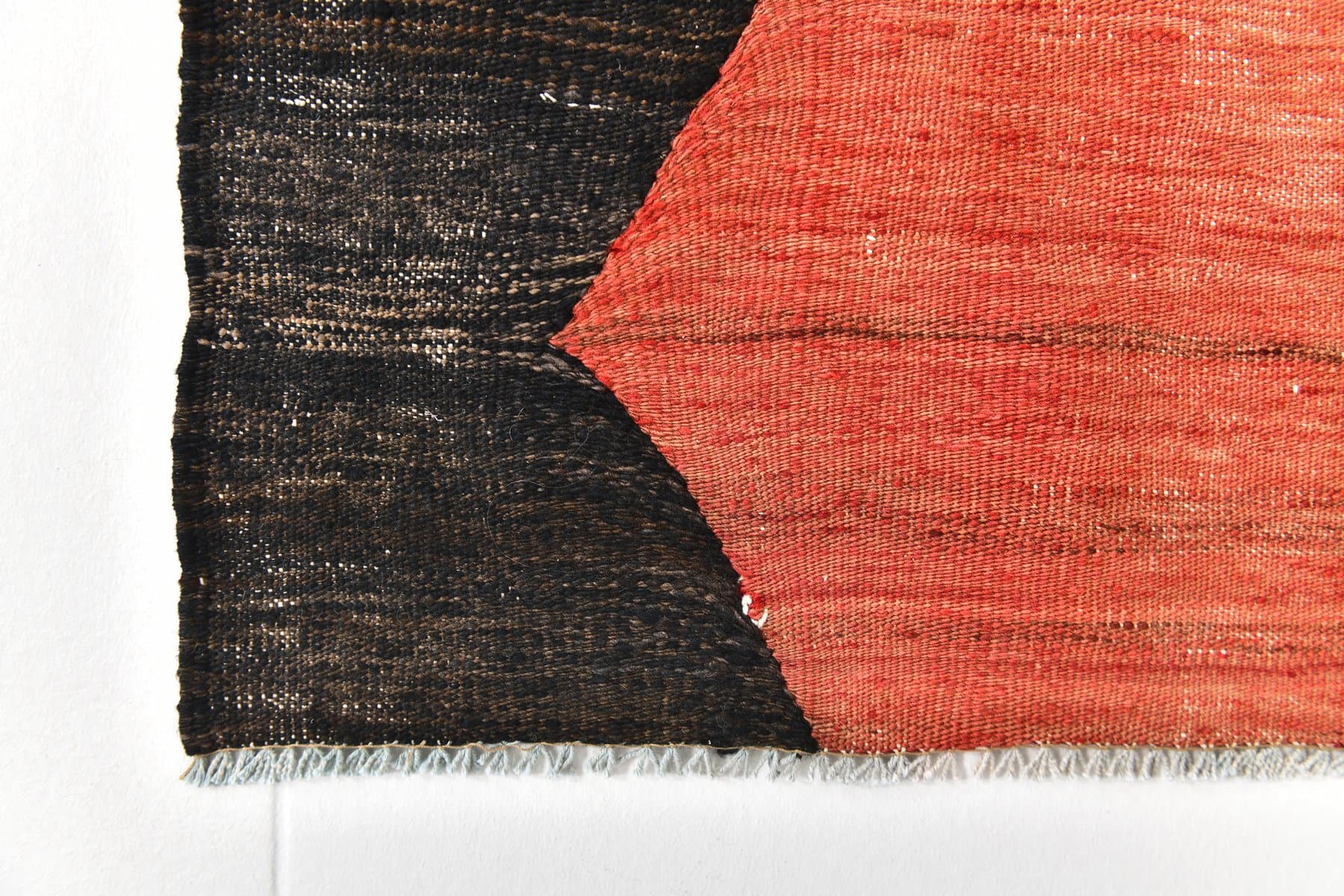 Kilim 159x265 cm, czerwony, wełna, Turcja, lata 60. - 211670