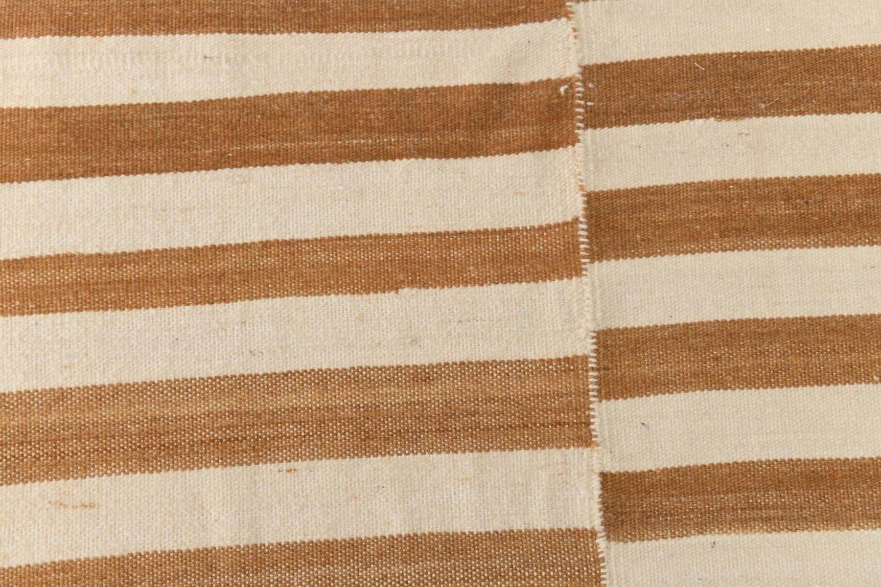 Kilim 229x311 cm, beżowy, brązowy, wełna, Turcja, lata 70. - 211640