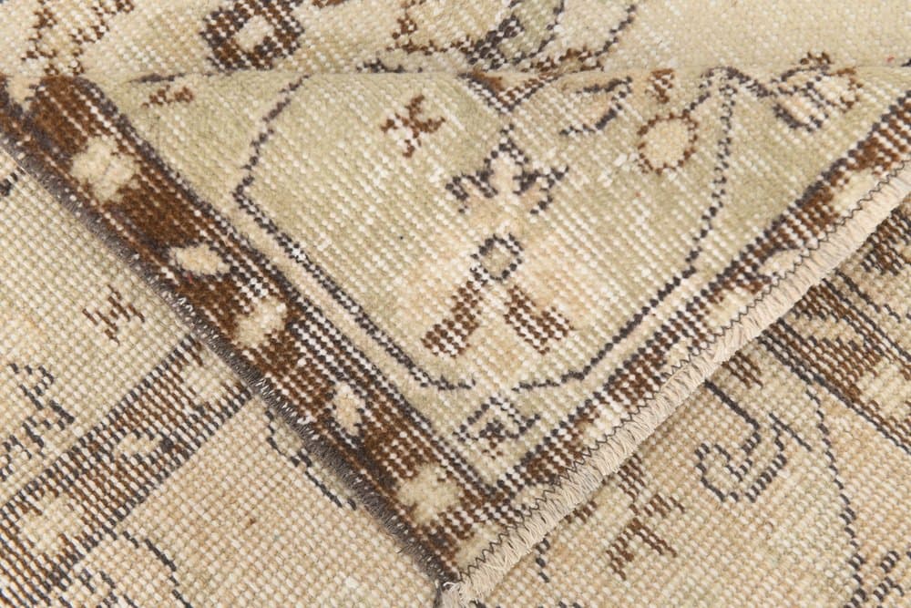 Dywan 180x293 cm, beżowy, wełna, lata 70. - 212484