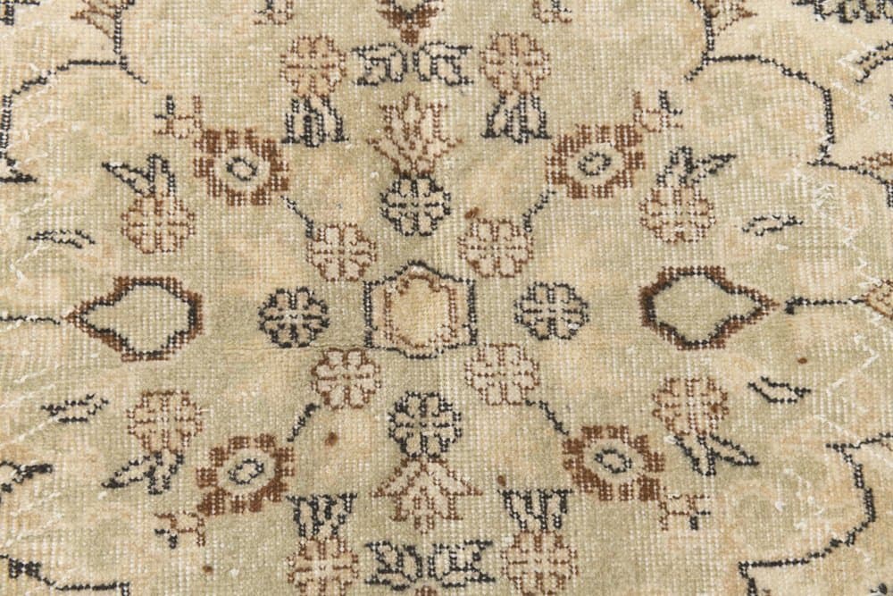 Dywan 180x293 cm, beżowy, wełna, lata 70. - 212490