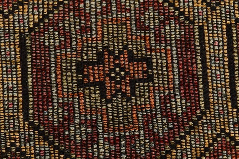 Kilim 293x194 cm, brązowy, wełna, lata 70. - 212466
