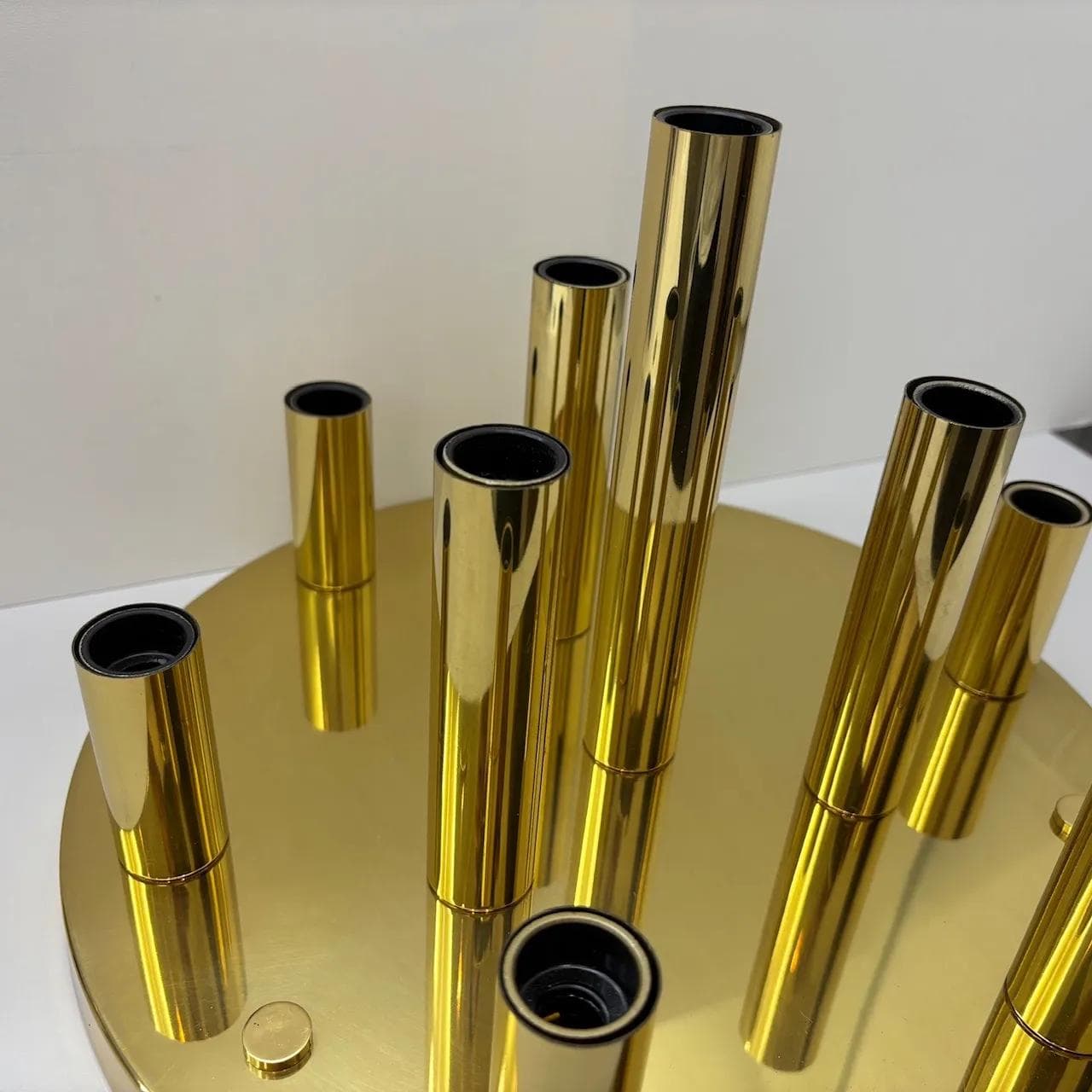 Brass Ceiling or Wall Lamp, Sölken Leuchten, Germany, 1970s - 15455