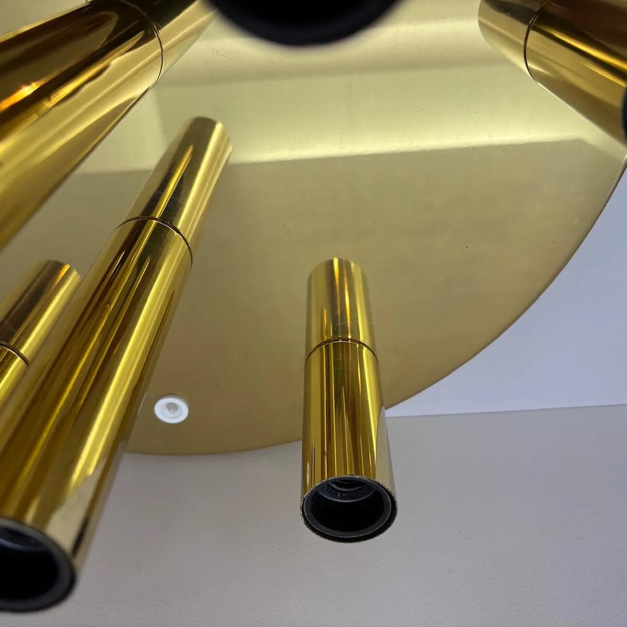 Brass Ceiling or Wall Lamp, Sölken Leuchten, Germany, 1970s - 15451