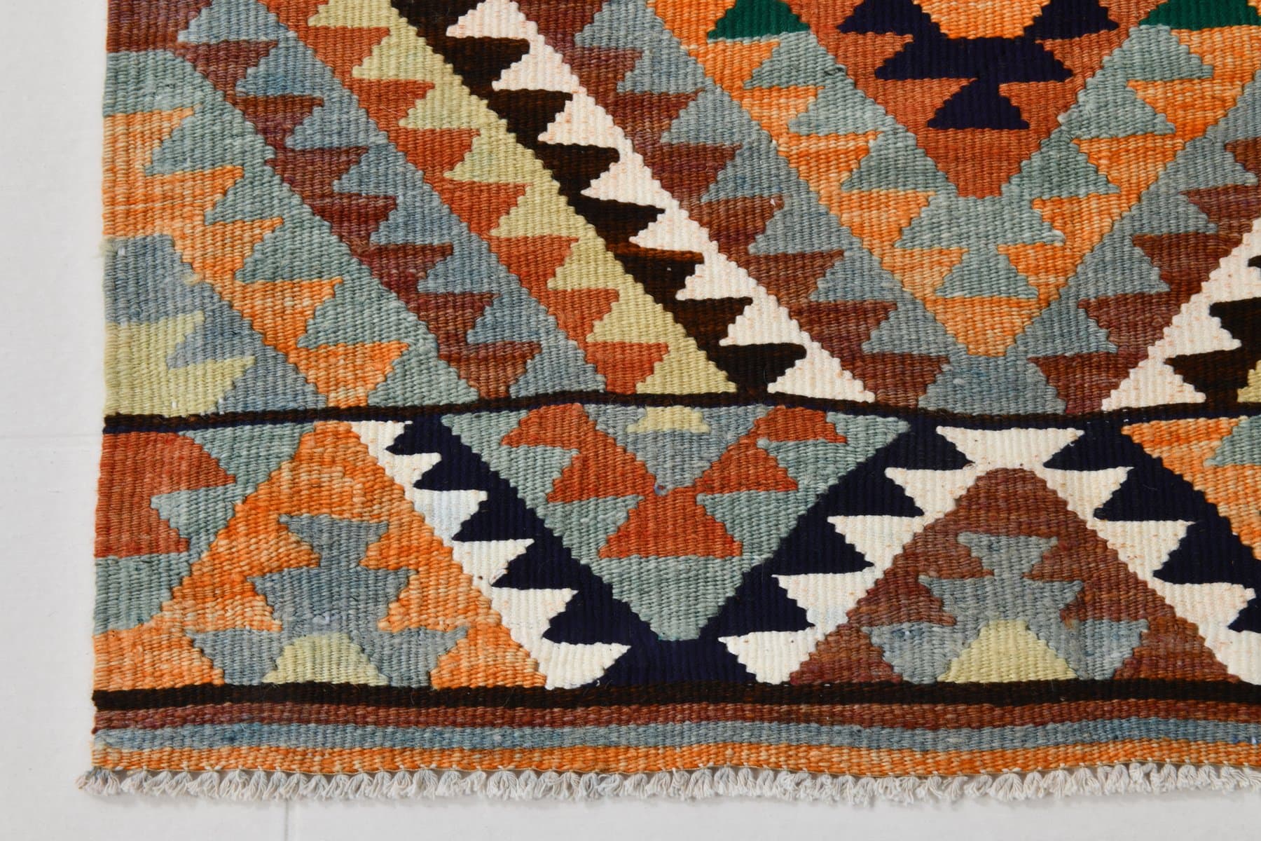 Kilim 127x89 cm, czerwony, wełna, Turcja, lata 70. - 212312